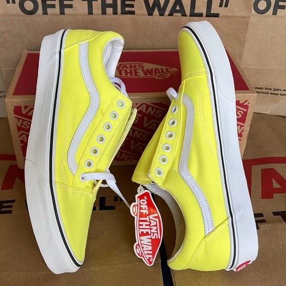 Vans Old Skool Neon Lemon Tonic/True White WMNS sneakers - Picture 12 of 16